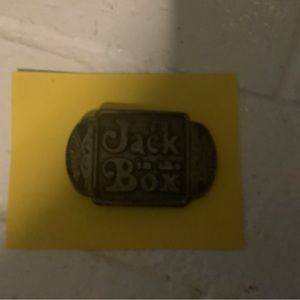 Vintage Jack in The Box Belt Buckle